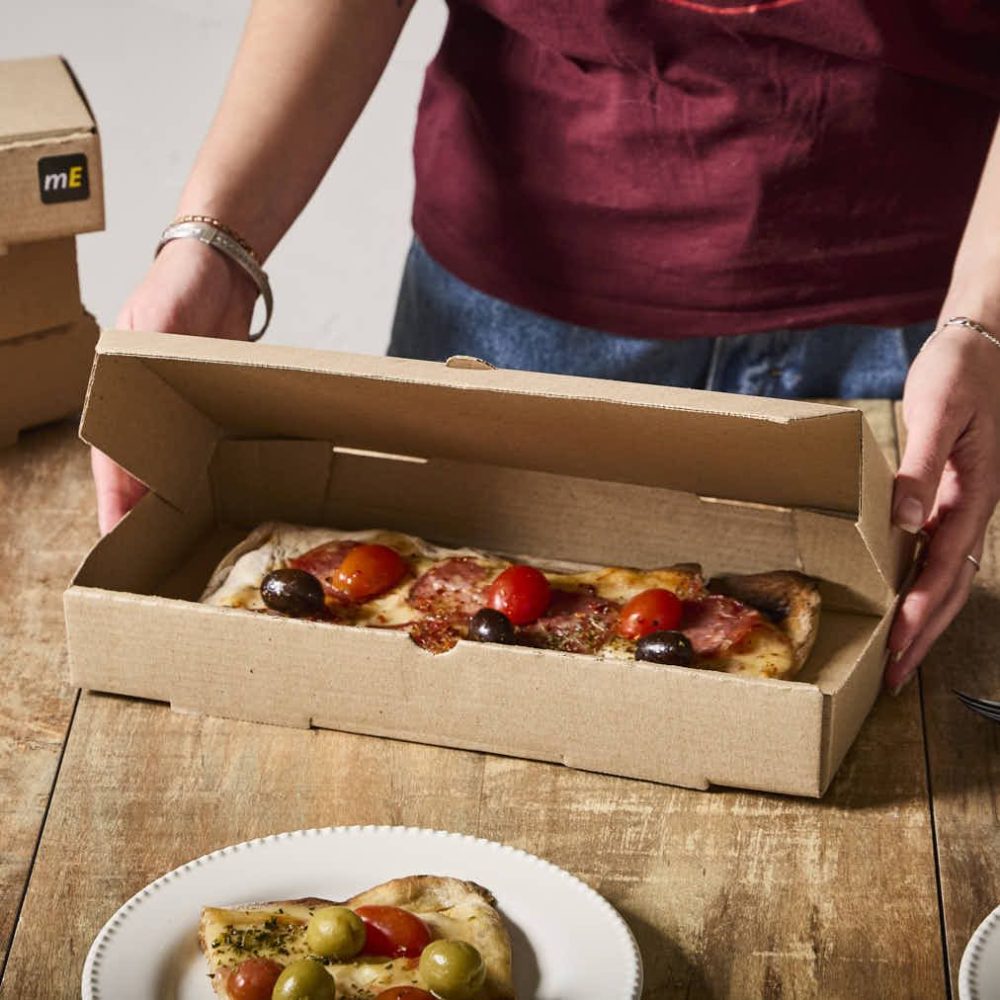 Caja 1/2 PIZZA MICRO x100 u.