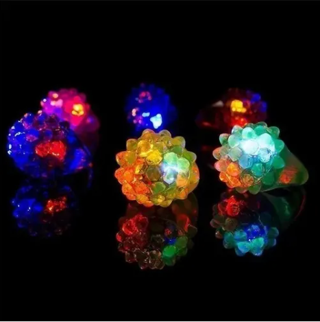Anillos con luz Led x unid