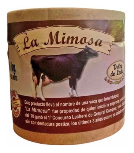Dulce de Leche La Mimosa 1 kg