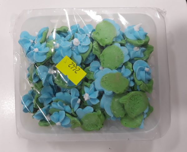Flor durazno con hoja x 50