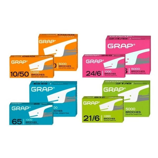 Broches Grap 21/6 x1000