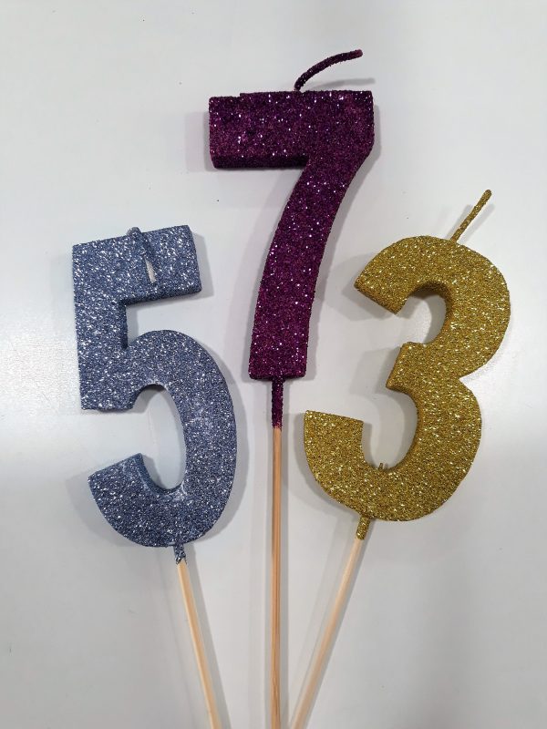 Numeros grande vela c.gibre