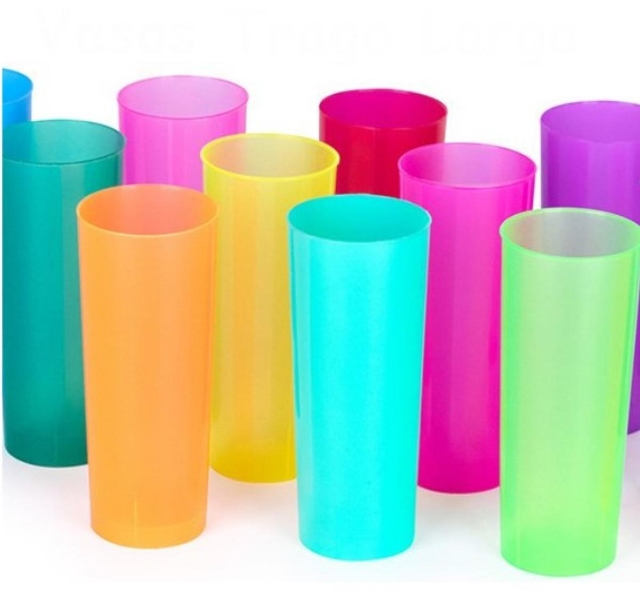 Vaso Trago Largo pp Color