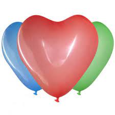 Globo CORAZONES15 " x 10