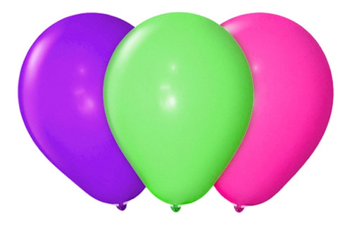 Globo FLUOR/PASTEL 10" Globolandia(x50)