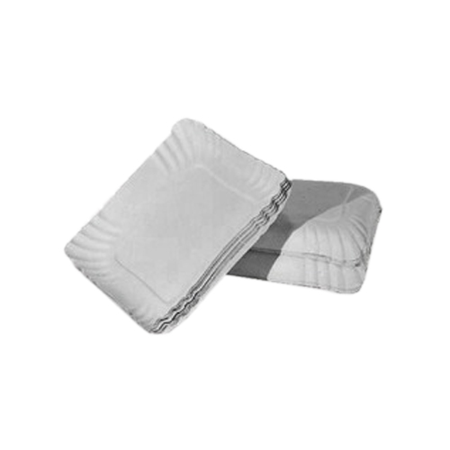 N°3 Bandejas carton gris rectangulares x 10 unidades.