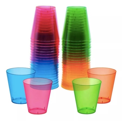 VASO CONICO PP COLORES VARIOS