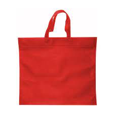 Bolsa de tela 45 x 40 Roja con asa/magenta