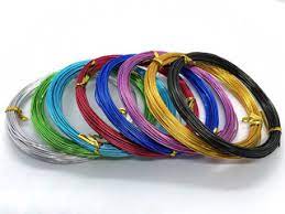 Alambre Aluminio color 1mmx5mts.