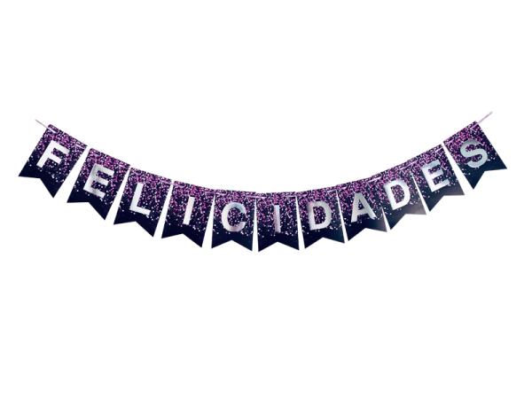 Banderin Felicidades x 1