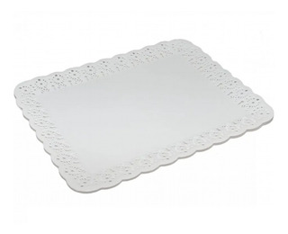 Plato plástica rect para torta 1/2