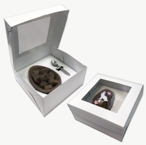 Caja Medio Huevo 20x20x10cm