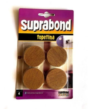 Topetinas Circular SIM/MADERA X 4 unid