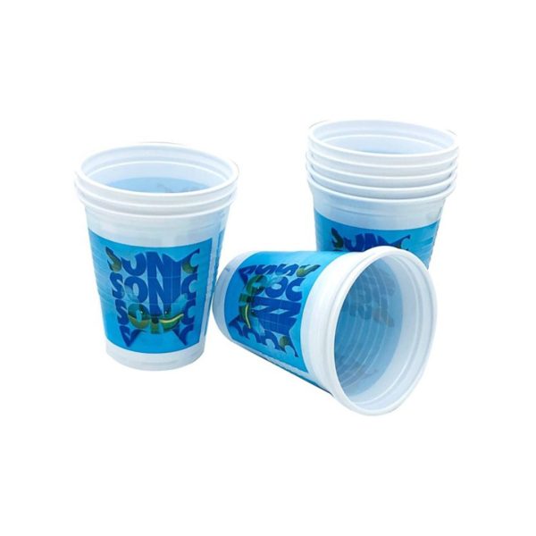 Vasos x10 Personajes Gold Mundo