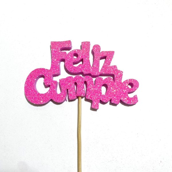 Pinche "Feliz Cumple" Chico goma eva - Imagen 3