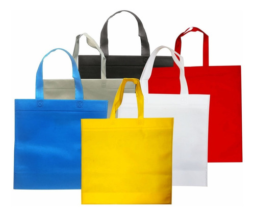 Bolsa de tela 45 x 40 Negra/Blanca/Beige