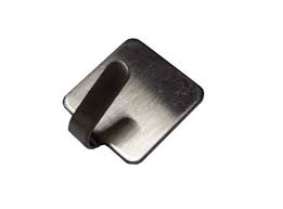 Perchas Autoadhesivas Rect Alum 18 mm x 5 unid