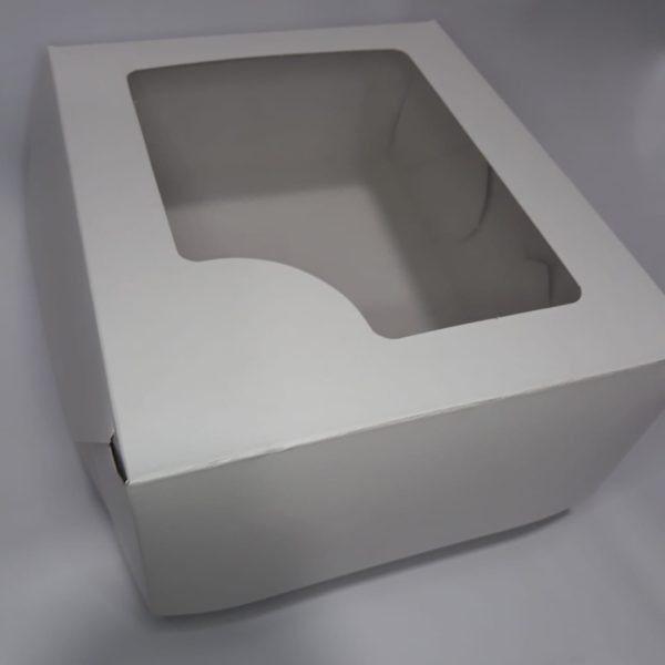 Caja desayuno c/visor 18x15x8