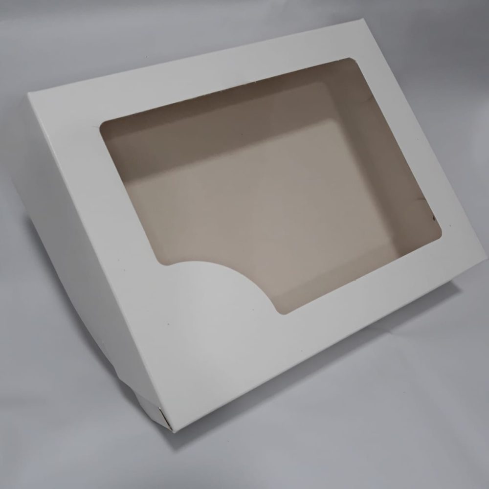 Caja desayuno con visor 30x22x10