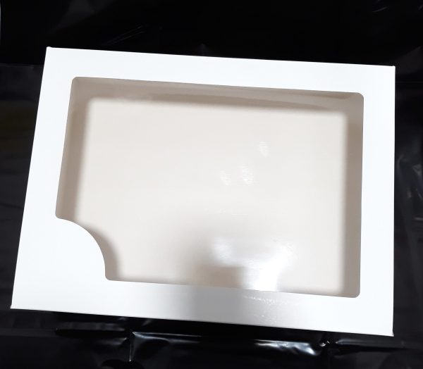 Caja desayuno con visor 34x25x10