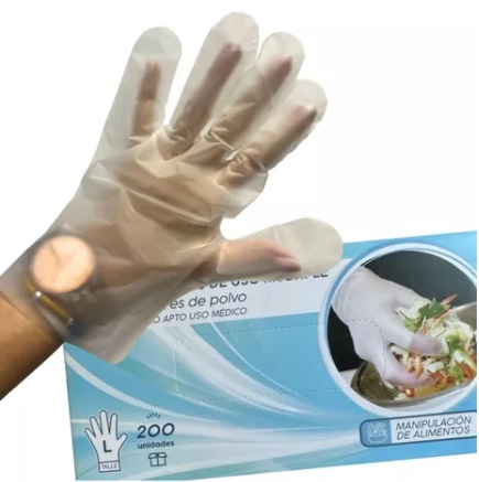 GUANTES POLIETILENO CLIN X200