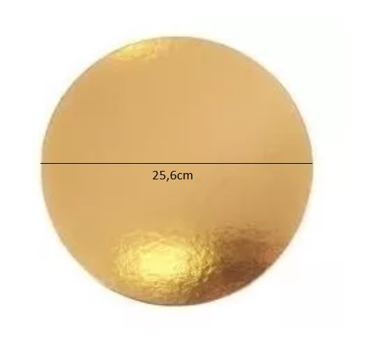 Disco oro 25.6 cm