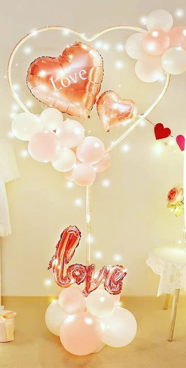 Exhibidor de pie Corazon 1.6m x 72cm - Imagen 2