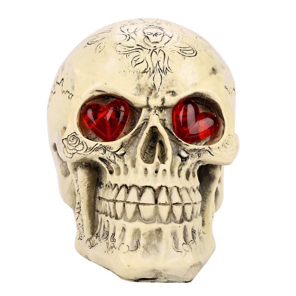 Adorno calavera Halloween c/luz
