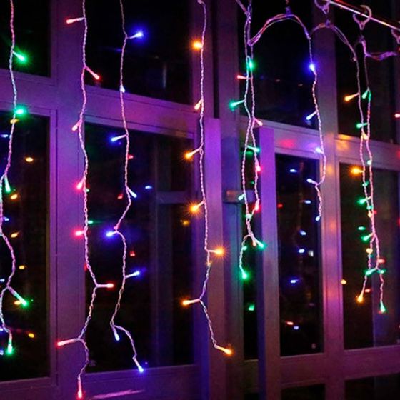 Luz Led Lluvia Multicolor