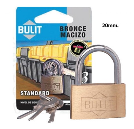 Candado de Bronce 20mm