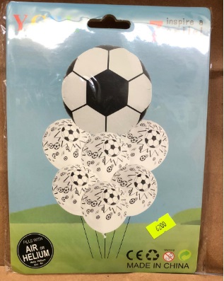 Set de Globo Pelota x7 piezas
