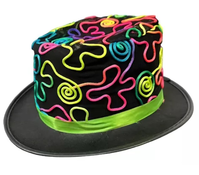 Galera alta con bordado Fluor