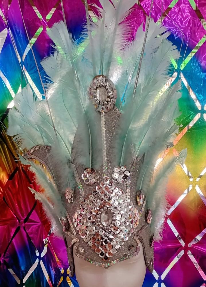 Vincha Comporsa con plumas