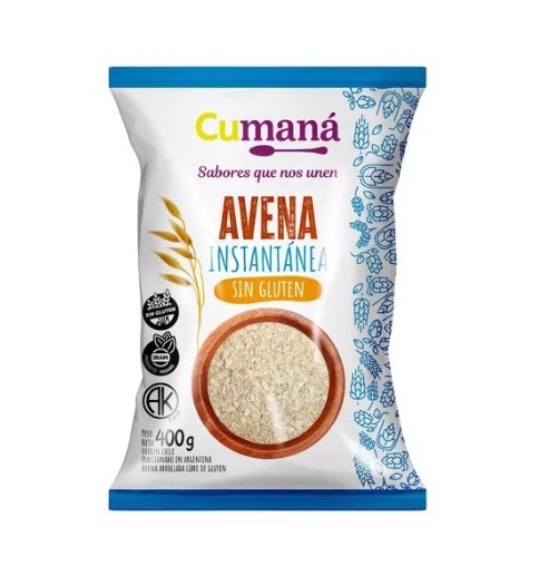 Avena Instantanea Sin Gluten