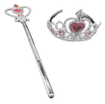 Set de varita y corona