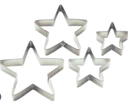 Cortantede Metal x 4 estrella