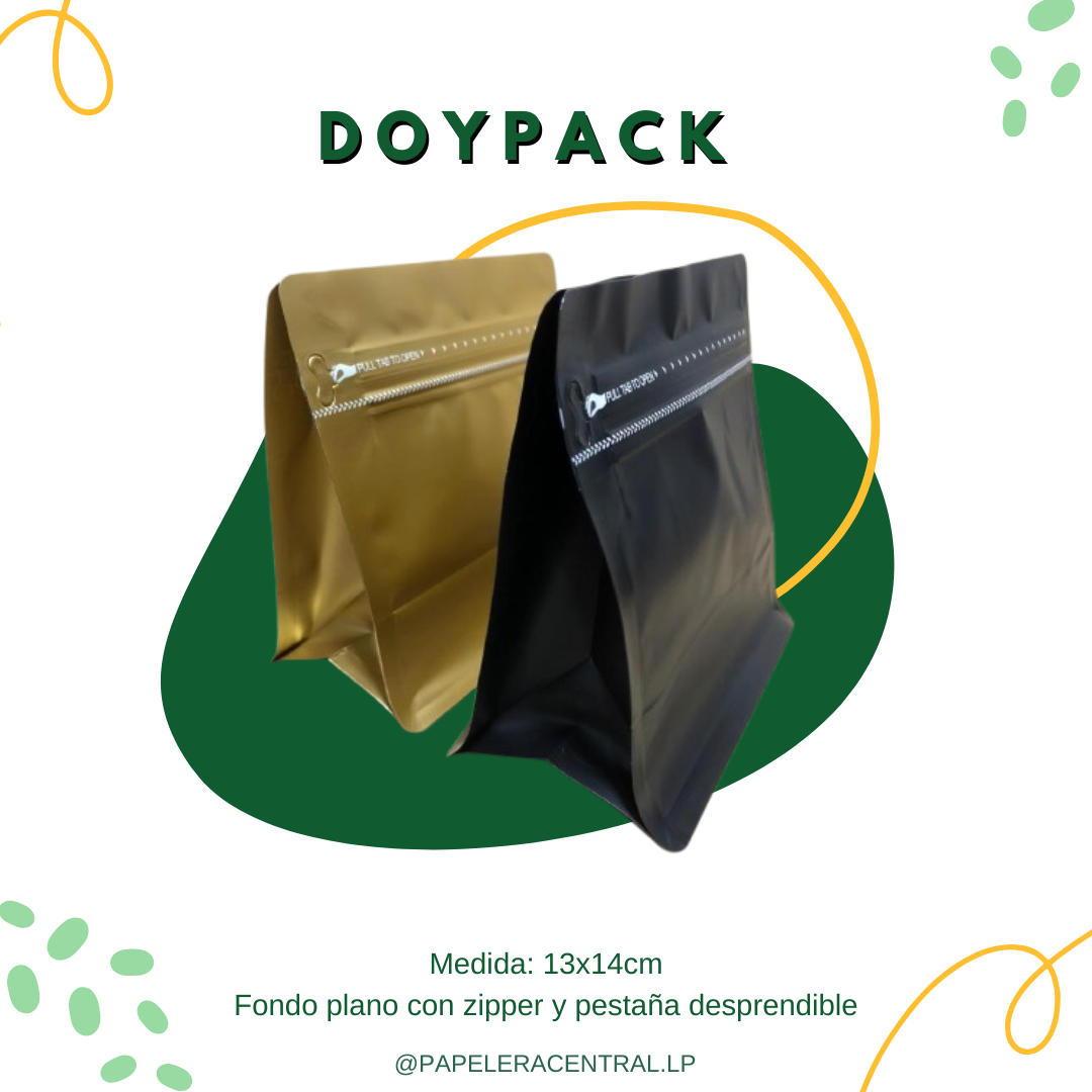 DOYPACK f/plano 1/4 oro y negra