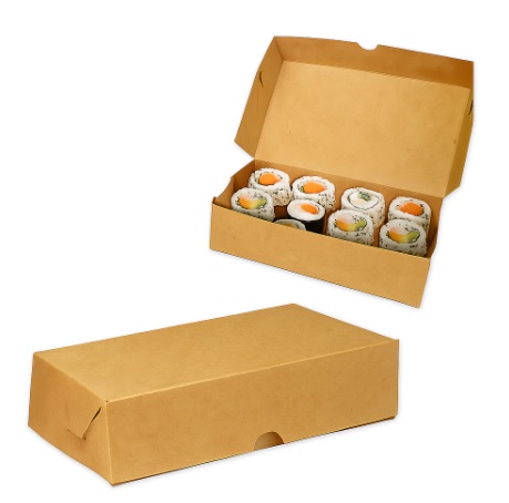 Caja sushi interior laminado. 12u