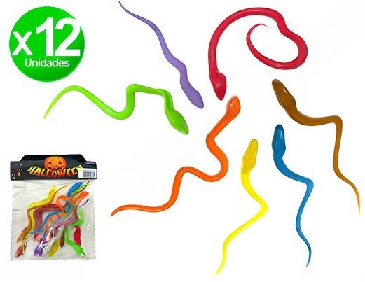 Viboritas de goma color x 12