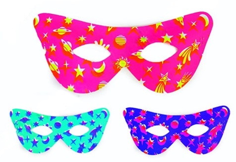 Antifaz fluor x 12