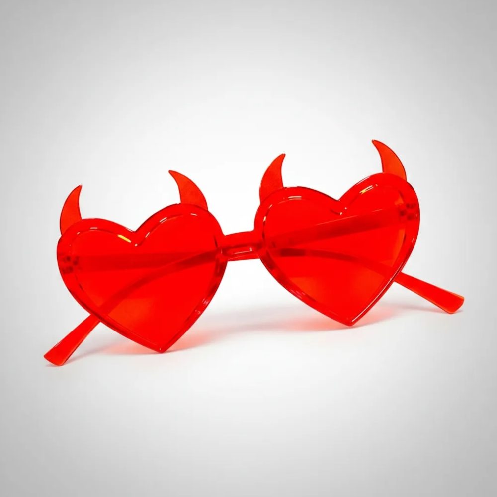 Anteojo Corazon Diablita x 1