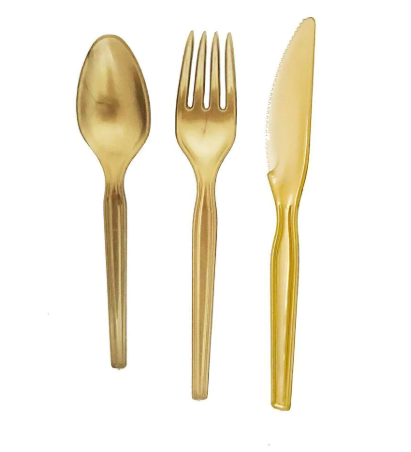 Cubiertos oro /plata x20u