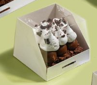 Caja Patisserie Mini Torta 14x14x7,5