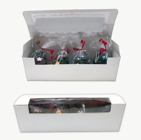 Caja Huevo c/visor 24x7x7cm