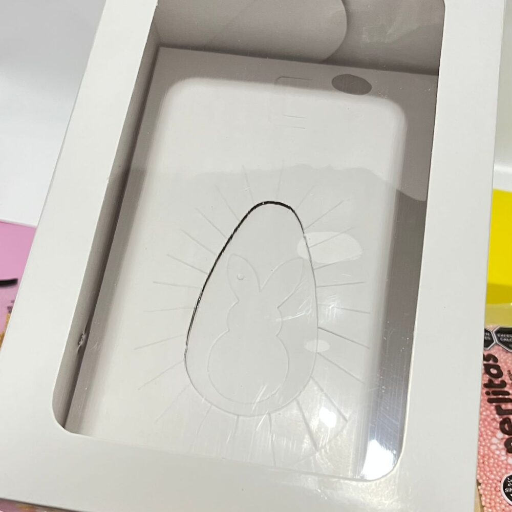 Caja 1/2 Huevo c/visor 21x14x9xm