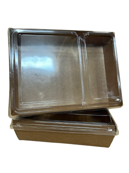 Bandeja biodegradable 107 c/tapa