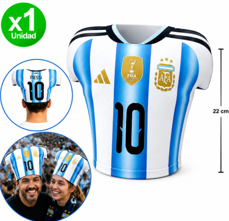 Gorro camiseta Argentina
