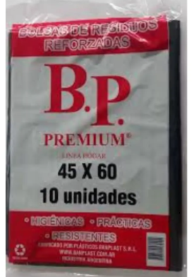 Bolsa residuo 45 x 60 x 10 banplas
